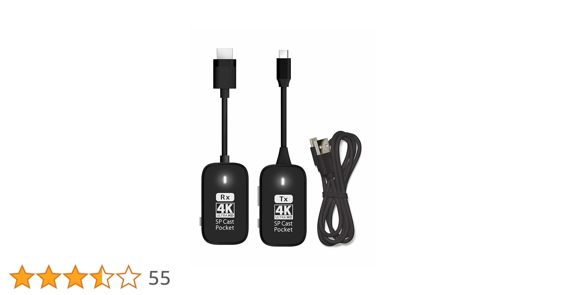 プリンストン SP Cast Pocket4K USB-C to HDMI SP Cast Pocket 4K (ワイヤレスUSB-C to HDMI) | ワイヤレス
